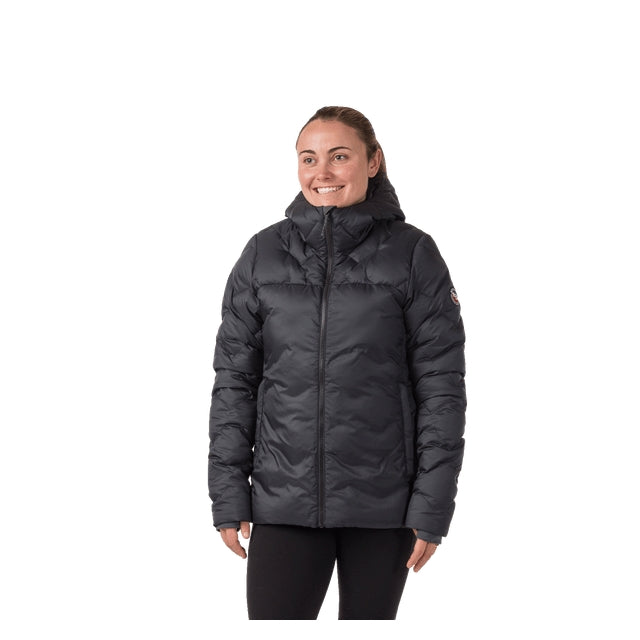 Big Agnes Womens Star Route Parka - 650 Rds Downtek Black/asphalt