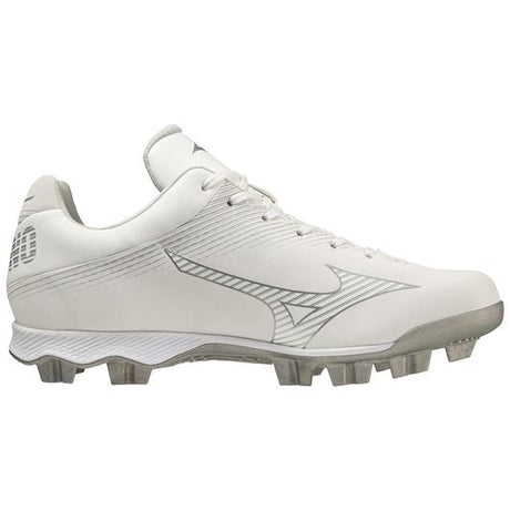 Mizuno Women's Wave Finch Lightrevo Molded Softball Cleat - White White