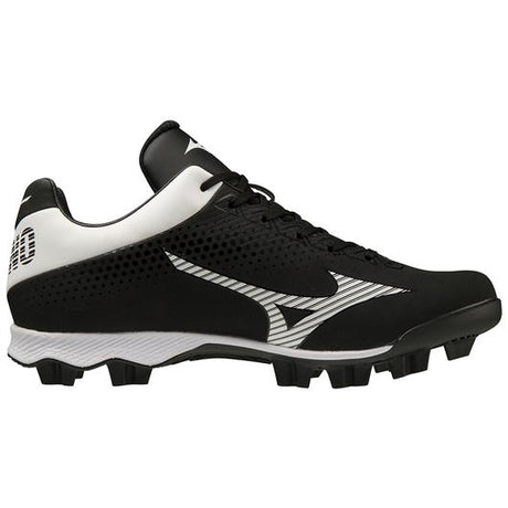 Mizuno Women's Wave Finch Lightrevo Molded Softball Cleat - Black/White Black/White