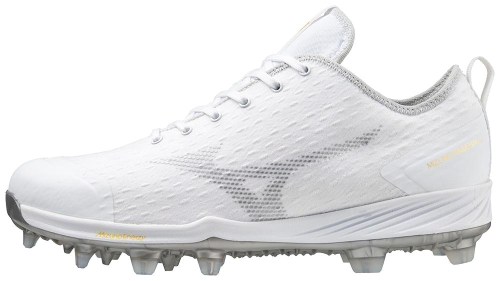 Mizuno Dominant 4 Tpu Men's Molded Baseball Cleat White