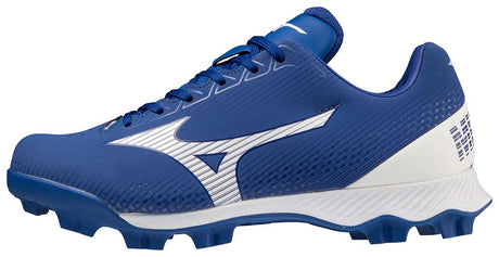 Mizuno Wave Lightrevo Tpu Junior Molded Low Baseball Cleat Royal white