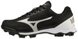 Mizuno Wave Lightrevo Tpu Junior Molded Low Baseball Cleat Black white