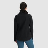 Outdoor Research Women's Trail Mix Fleece Cowl Pullover - Black Black