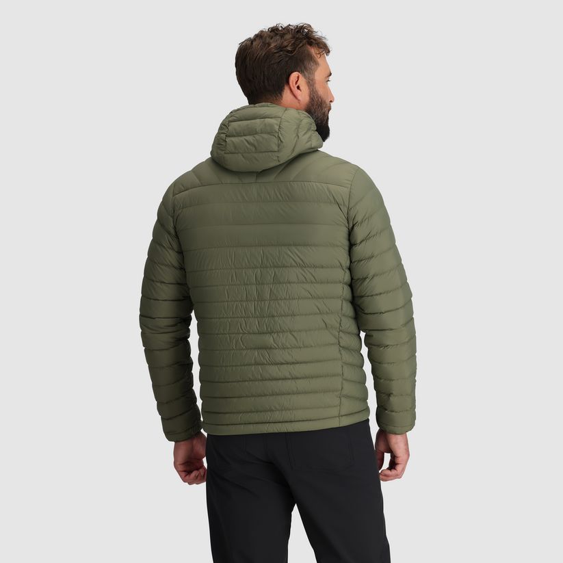 Outdoor Research Mens Transcendent Down Hoodie Ranger green