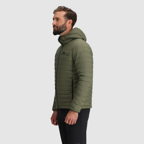 Outdoor Research Mens Transcendent Down Hoodie Ranger green