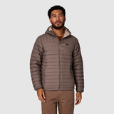 Outdoor Research Mens Transcendent Down Hoodie Gravel