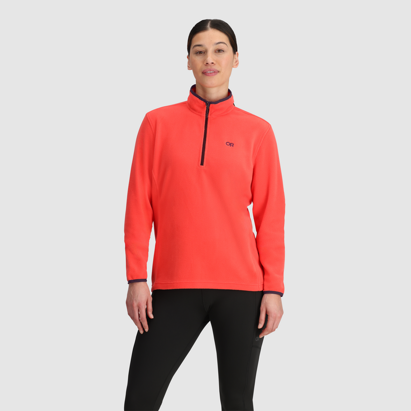 Outdoor Research Women's OR Polartec 100 Quarter Zip - Sunrise Sunrise