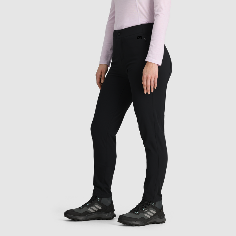 Outdoor Research Women's Rialto Fleece Lined Pants - Black Black