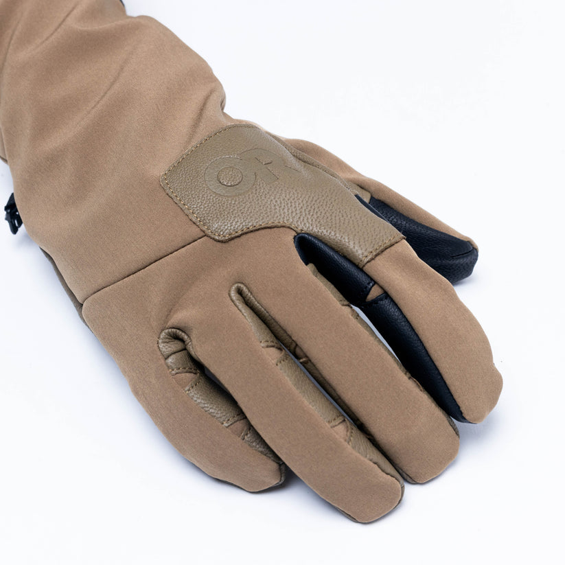 Outdoor Research Men's Stormtracker Sensor Windbloc Gloves - Coyote Coyote