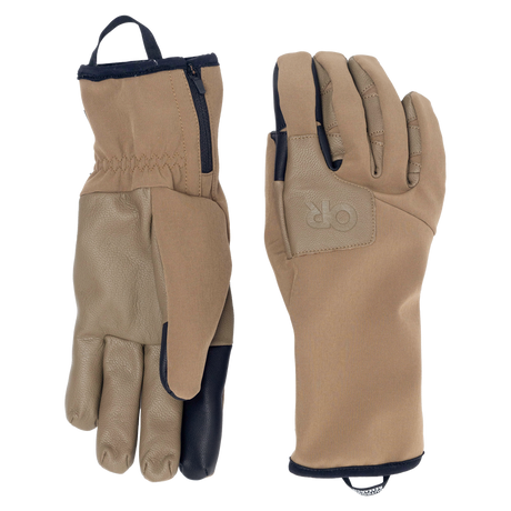 Outdoor Research Men's Stormtracker Sensor Windbloc Gloves - Coyote Coyote