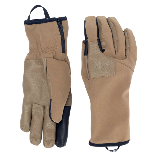 Outdoor Research Men's Stormtracker Sensor Windbloc Gloves - Coyote Coyote