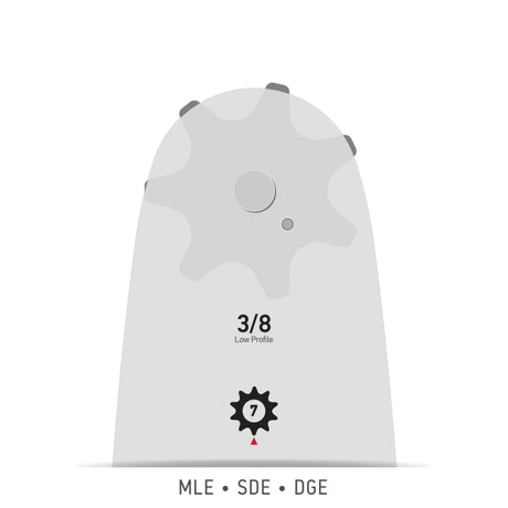 Oregon Tool 124mlea041 12" Single Rivet Guide Bar, 90 Series