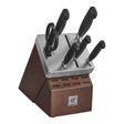 Zwilling Four Star 7-Piece Self-Sharpening Knife Block Set Silver / Black