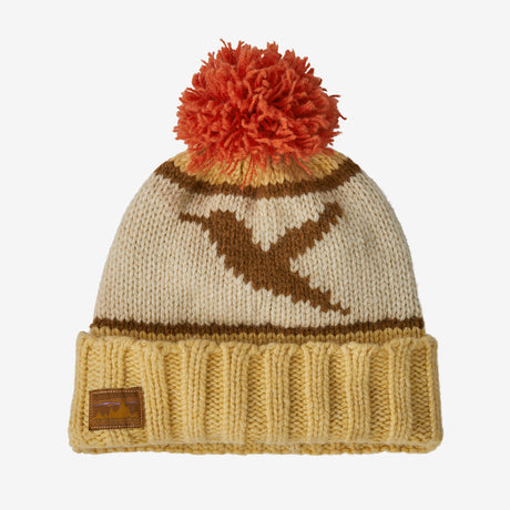 Patagonia Snowbelle Beanie - Allen Hummingbird: Beeswax Tan Allen Hummingbird: Beeswax Tan