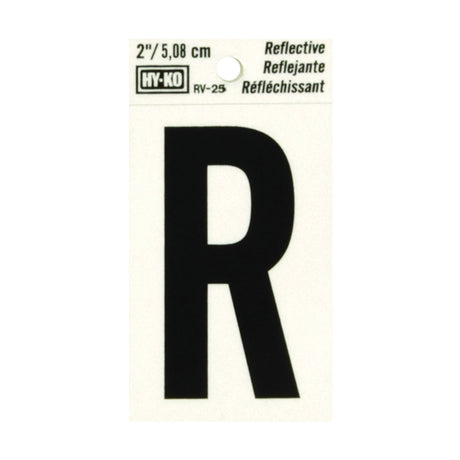 Hy-Ko Reflective Letter Black / R