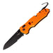 Hogue Trauma First Response 3.5" Tool Sheepsfoot Partially Serrated Blade Orange