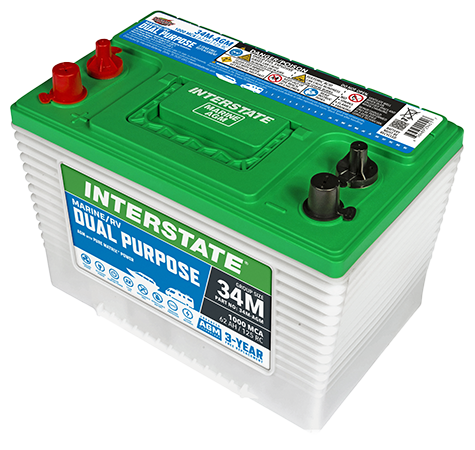 Interstate Batteries 12v 62ah Marine/rv Dual Purpose Agm Battery