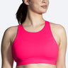 Brooks Women's Drive 3 Pocket Run Bra Hyperpink