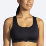 Brooks Women's Dare Zip Run Bra 2.0 Black