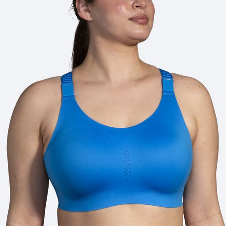 Brooks Women's Racerback 2.0 Sports Bra Azure Blue