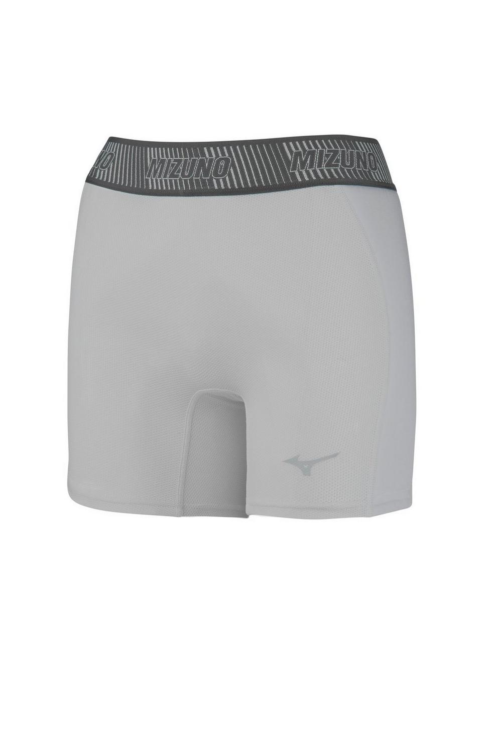 Mizuno Youth Girl's Aero Vent Padded Sliding Short Grey