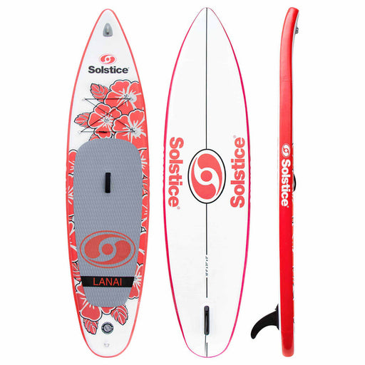 Solstice Lanai Inflatable Paddleboard/sup Package Red