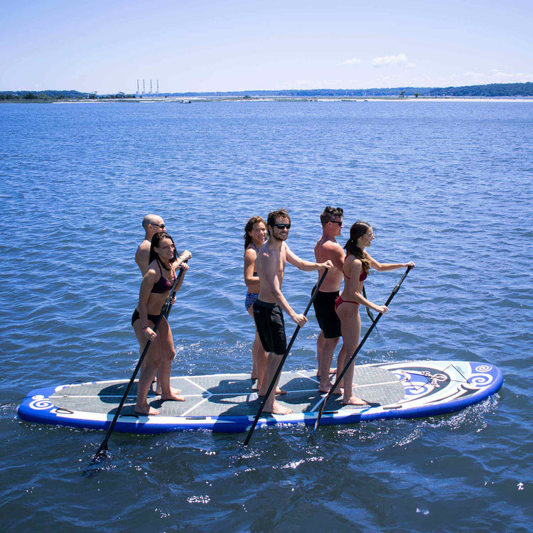 Solstice Maori Giant Multi-Person Inflatable Paddleboard/SUP Package