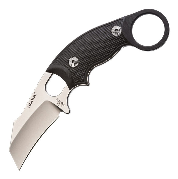 Hogue Ex-f03 Fixed 2.25" Hawkbill Blade Knife Ss/g10_blk