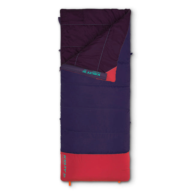 Kelty Callisto Kids 30 Deg Sleeping Bag Italian Plum Short Italian plum