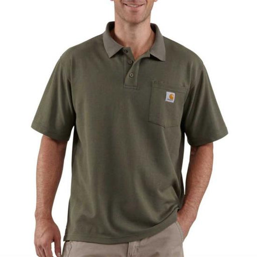 Carhartt Men's Loose Fit Midweight Short-sleeve Pocket Polo
