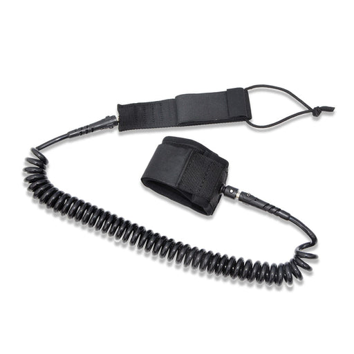Solstice Coil Leash For Sup/paddleboard Black