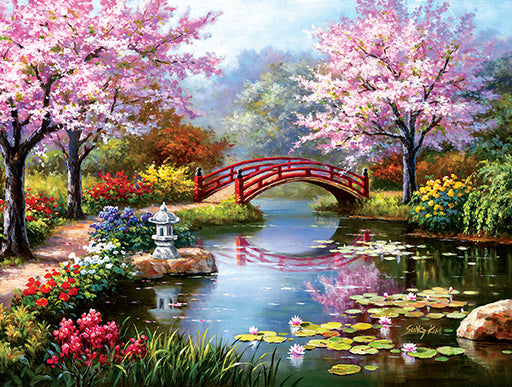 Sunsout Japanese Garden in Bloom 1000 Piece Puzzle