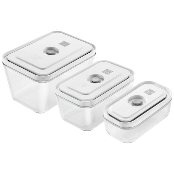 Zwilling Fresh & Save 3-Piece Glass Vacuum Container Set