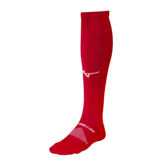Mizuno Performance Over-the-Calf Sock - Red Red