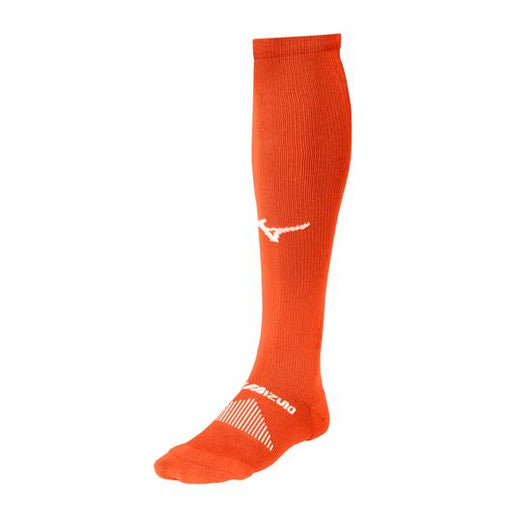 Mizuno Performance Over-the-Calf Sock - Orange Orange