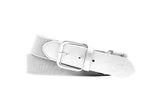 Mizuno Classic Elastic Youth Belt White