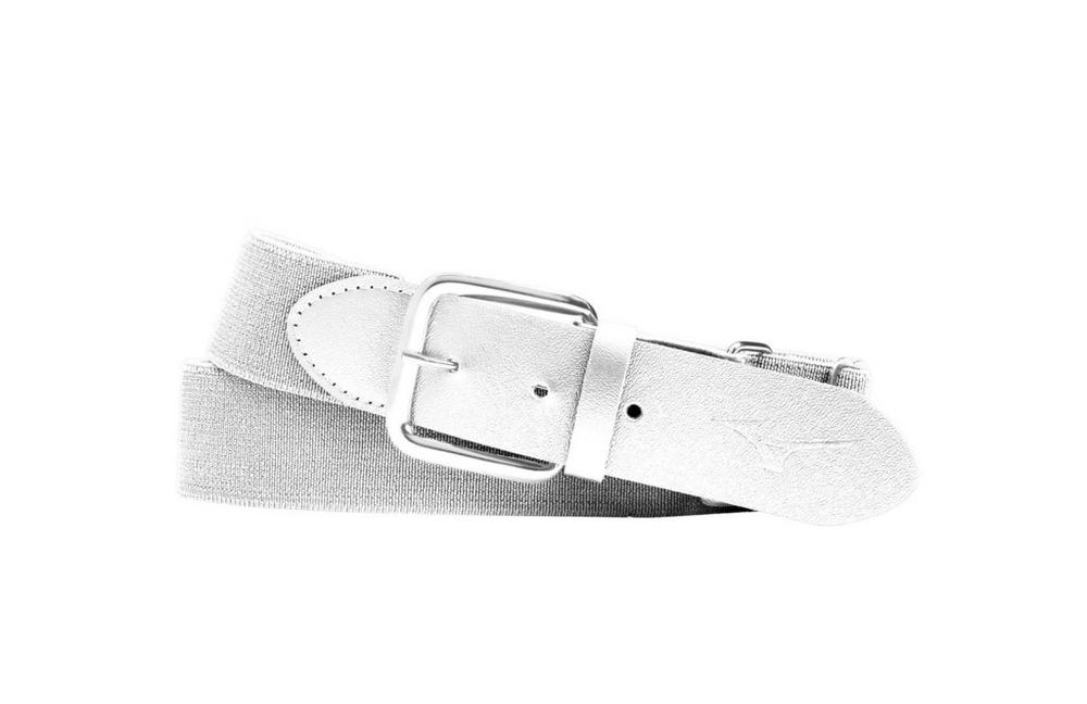 Mizuno Classic Elastic Adult Belt White