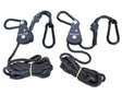 MALONE SPEEDLINE PRO RATCHET BOW AND STERN TIE-DOWNS Black