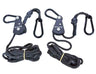 MALONE SPEEDLINE PRO RATCHET BOW AND STERN TIE-DOWNS Black