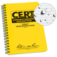 Rite In The Rain Weatherproof Side Spiral Notebook, 4.625" X 7", Yellow Cover, Cert Field Operator's Guide Fog (No. 5 Yellow