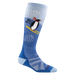 Darn Tough Kids' Penguin Peak Over-the-Calf Midweight with Cushion Ski & Snowboard Sock  - Stellar Stellar