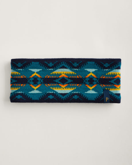 Pendleton Fleece-lined Merino Headband Nehalem aqua