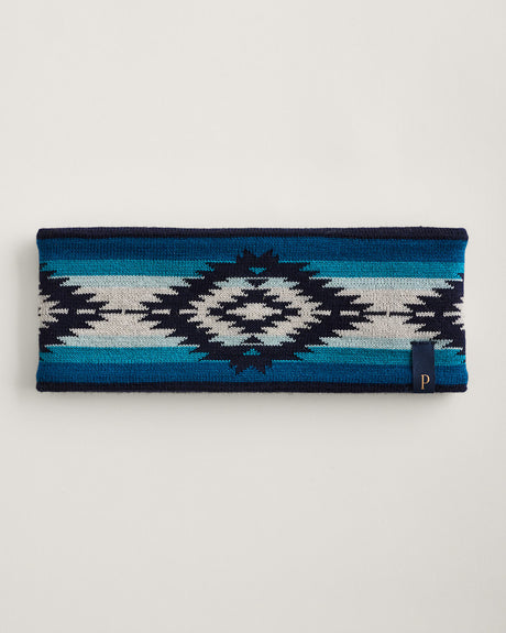 Pendleton Fleece-lined Merino Headband Saltillo sunset
