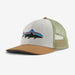 Patagonia Fitz Roy Trout Trucker Hat White/classic tan