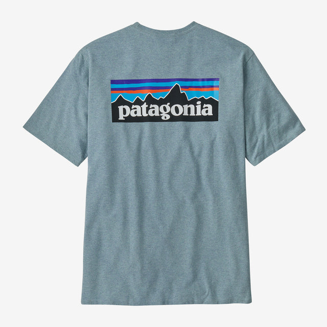 Patagonia Men's P-6 Logo Responsibili-Tee - Thermal Blue Thermal Blue