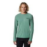 Mountain Hardwear Men's Crater Lake Long Sleeve Crew Aloe