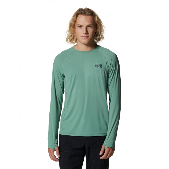 Mountain Hardwear Men's Crater Lake Long Sleeve Crew Aloe