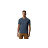 Mountain Hardwear Men's Crater Lake Short Sleeve Blue Slate