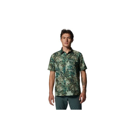 Mountain Hardwear Men's Shade Lite Short Sleeve Shirt Field Tropicali Print