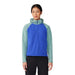 Mountain Hardwear Women's Summit Grid Half Zip Hoody Blue Print/Lichen Green